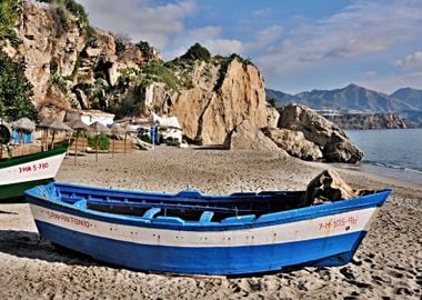 Fishing boat in Nerja 02