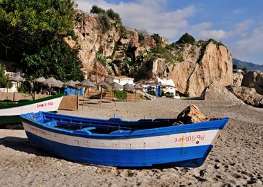 Fishing boat in Nerja