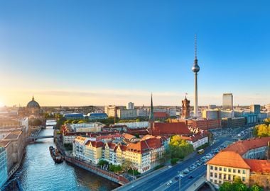 Berlin City Skyline German