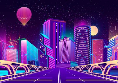 Synthwave Neon City