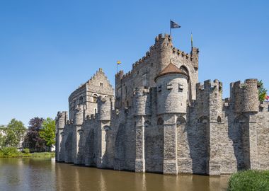 Old Castle on Water