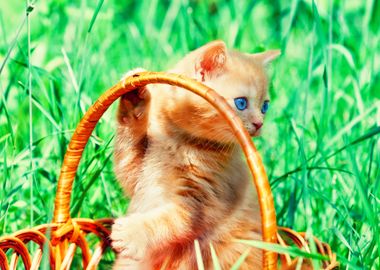 Animal Basket British Cat