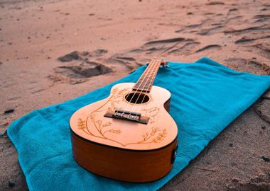 towel guitar