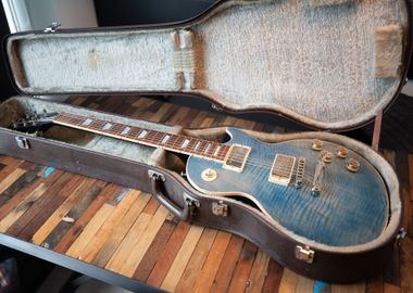 blue paul guitar