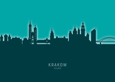 Krakow Skyline Poland