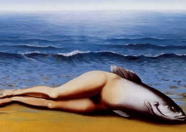 Rene Magritte humanfish