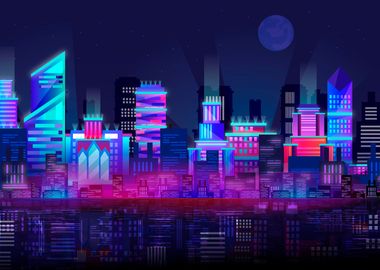 Synthwave Neon City