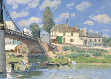 Alfred Sisley at Bridge