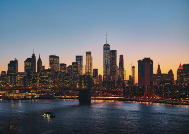 New York City at night