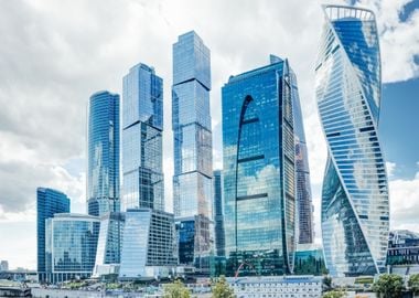 Moscow City Skyscrapers