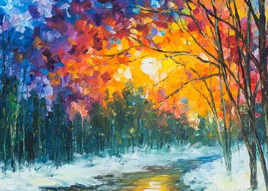 Leonid Afremov Landscape