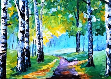 Leonid Afremov Landscape