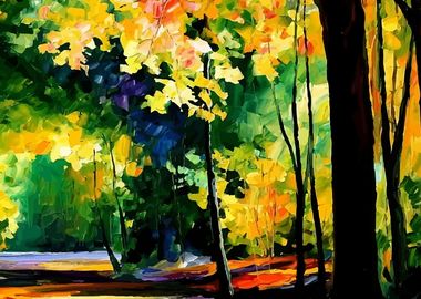 Leonid Afremov Landscape