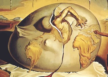 Salvador Dali painting