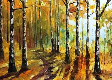 Leonid Afremov landscape