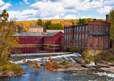 Fall Autumn Foliage River