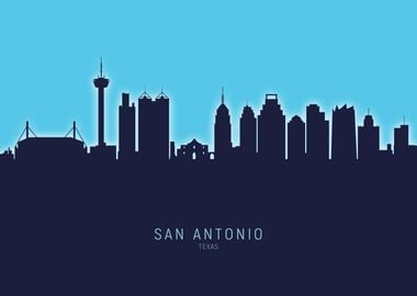 San Antonio Skyline Texas