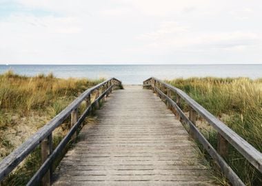 Wooden Bridge to the Sea