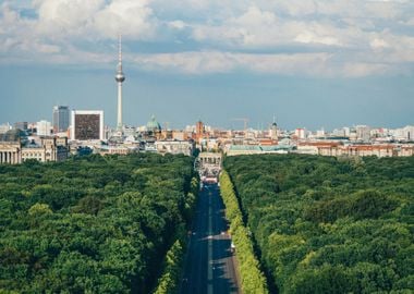 Berlin City Skyline German