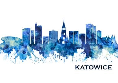 Katowice Poland Skyline