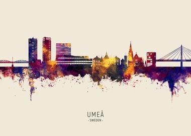 Umea Skyline Sweden