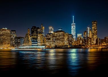 New York City at night