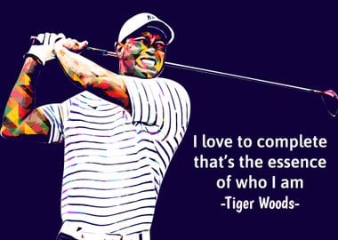 Tiger Woods pop art