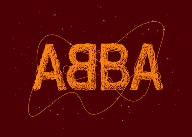 ABBA pop supergroup Logo