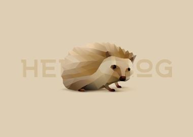 Hedgehog Cute Isometric 