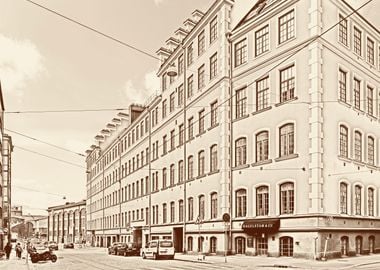 Street view of Helsinki