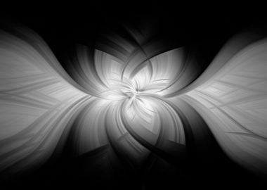 Black and white abstract