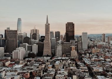 San Francisco City Skyline