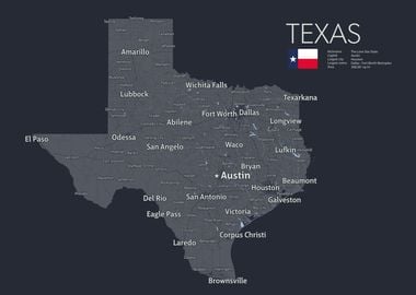 TEXAS Map