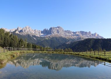 Rosengarten reflection