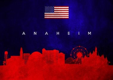 Anaheim California Skyline