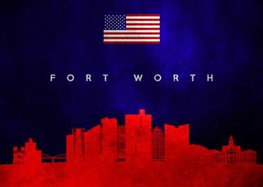 Fort Worth Texas Skyline