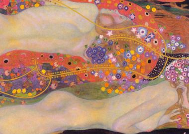 Water Serpent Gustav Klimt