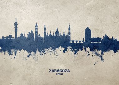 Zaragoza Skyline Spain