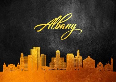 Albany New York Skyline