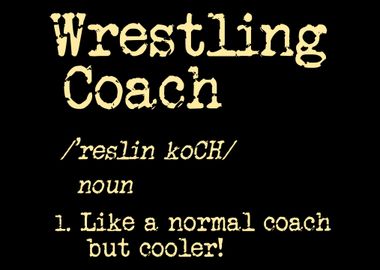 Wrestling Coach Definition