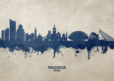 Valencia Skyline Spain