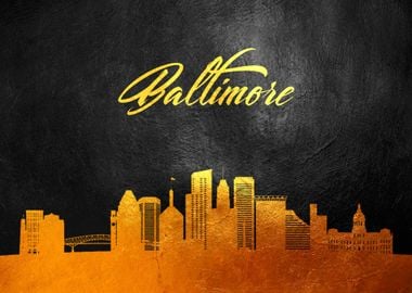 Baltimore Maryland Skyline