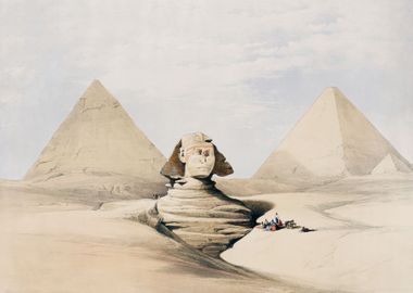 The Great Sphinx Pyramids 