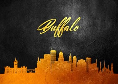 Buffalo New York Skyline