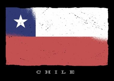 Distressed Chile Flag