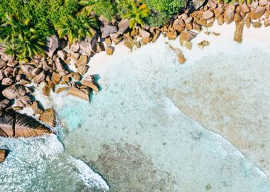 Aerial Drone Bird Eye Shot