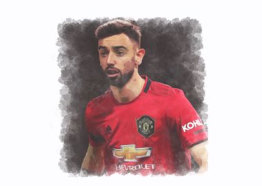 Bruno Fernandes Watercolor