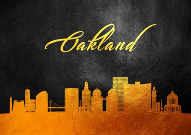 Oakland California Skyline