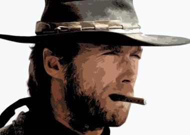 Eastwood Cowboy Pop Art