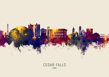 Cedar Falls Skyline Iowa